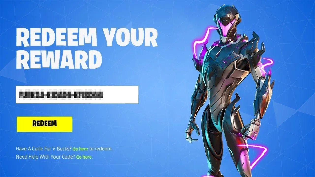 Fortnite redeem